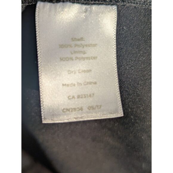 RSVP by Talbots L Black Geometric Honeycomb Lace Blouse - Picture 3 of 5